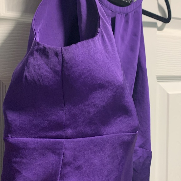 The Limited Purple Key Hole Blouse - Picture 10 of 13